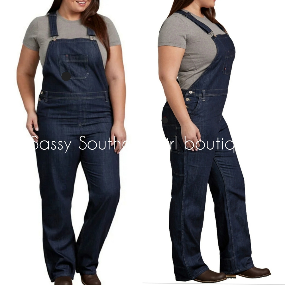🆕⭐Dark rinse overalls